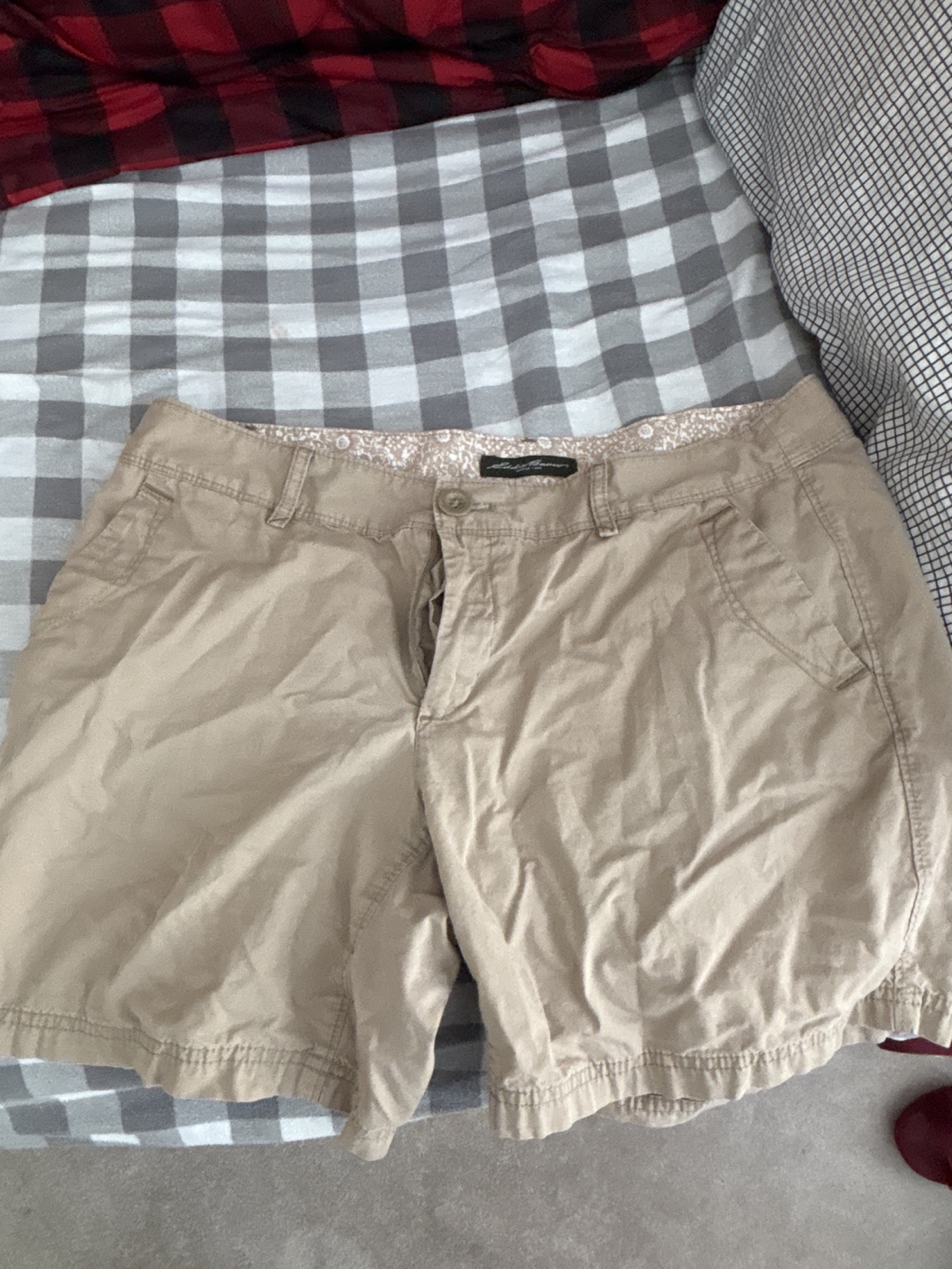 Eddie Bauer Khaki Shorts Size 10