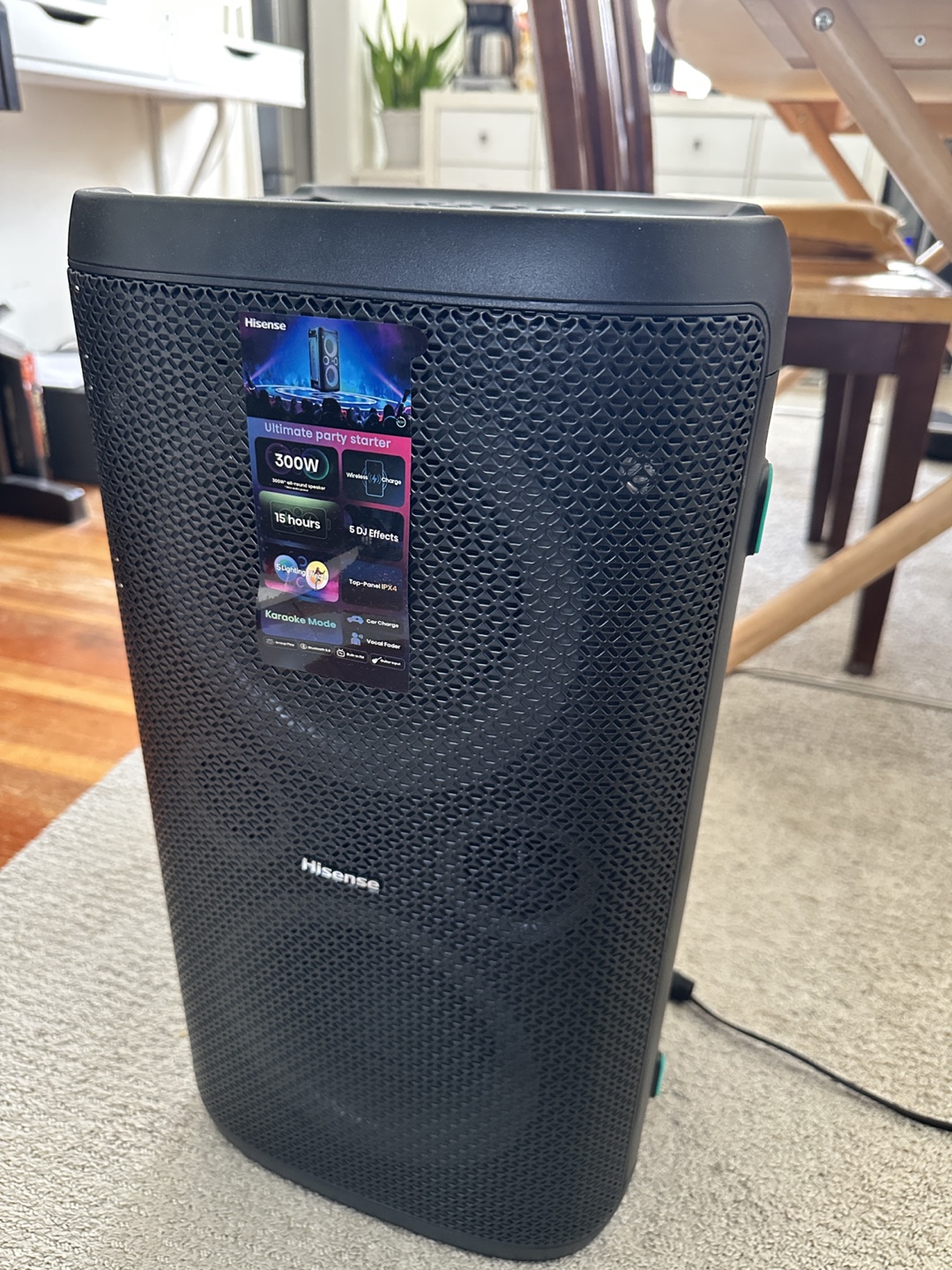 Hisense Part Y Rocker One Plus 300W Bluetooth Party Speaker