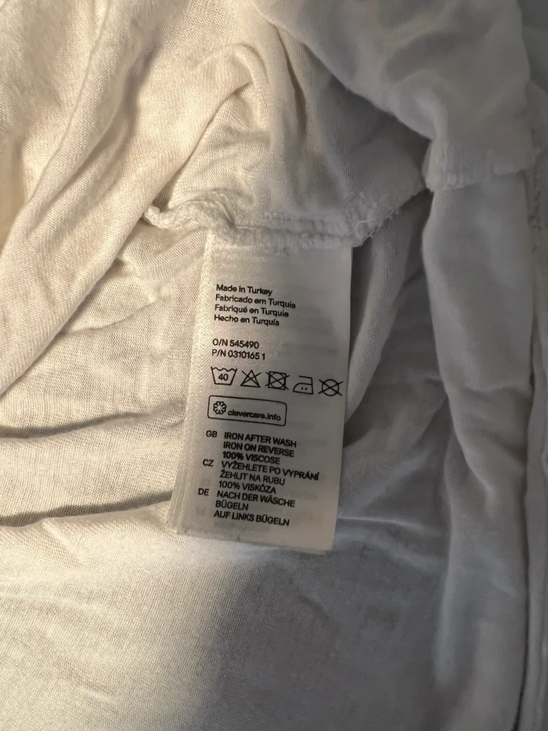 H&M White Crop Tank Top - Parties, Boys, Fries Graphic image indicator(5)