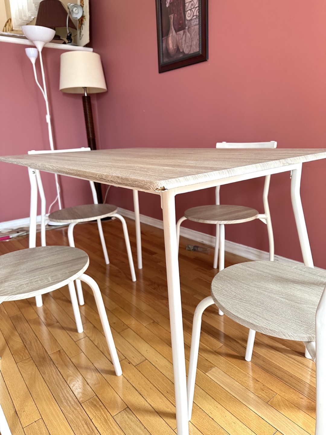 Beautiful Modern Style White Dining Table Set (CAN DELIVER) - photo 3