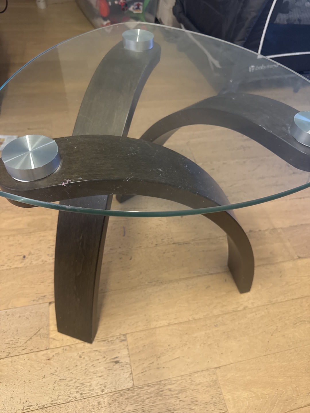 Glass Top Accent Table - photo 2