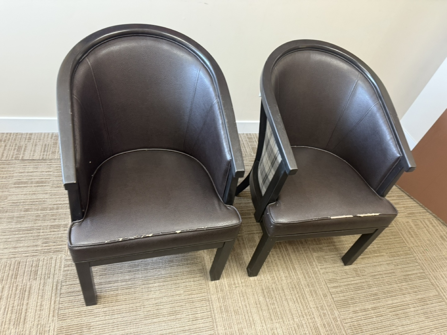 Pair of Upholstered Dining Chairs - photo 3