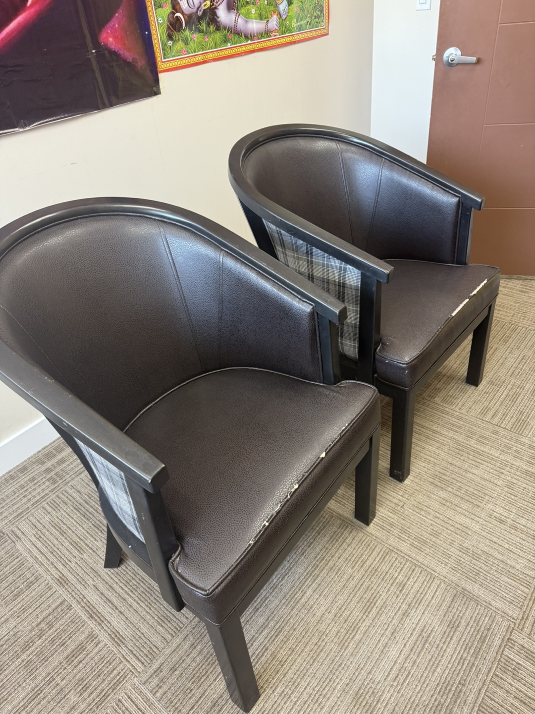 Pair of Upholstered Dining Chairs - photo 2