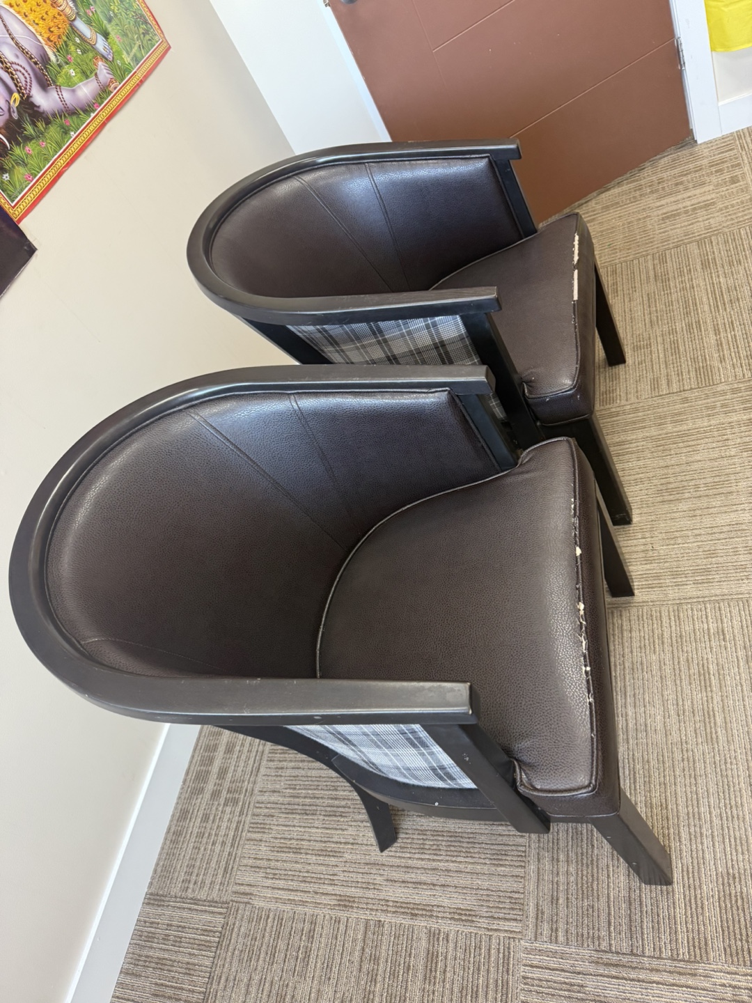 Pair of Upholstered Dining Chairs - photo 4