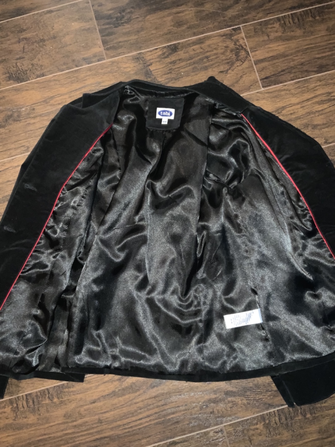 Black Velvet Embroidered Jacket - photo 4