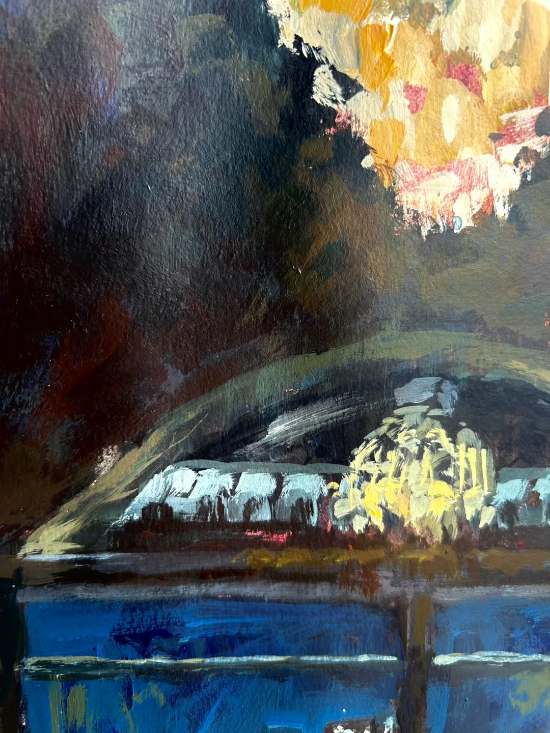 “Brooklyn Night” Original Acrylic Painting image indicator(3)