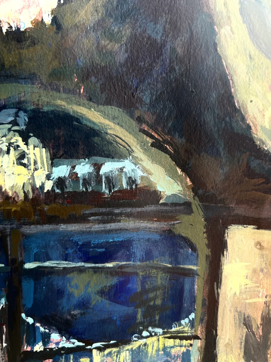 “Brooklyn Night” Original Acrylic Painting image indicator(4)