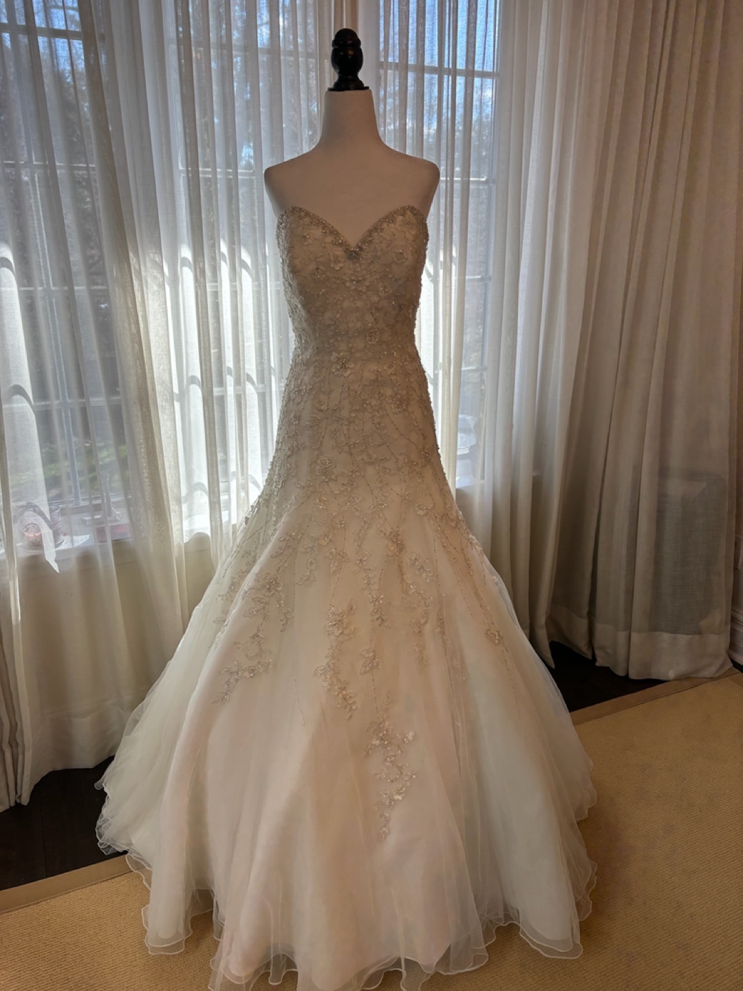 Stunning Beaded Wedding Dress