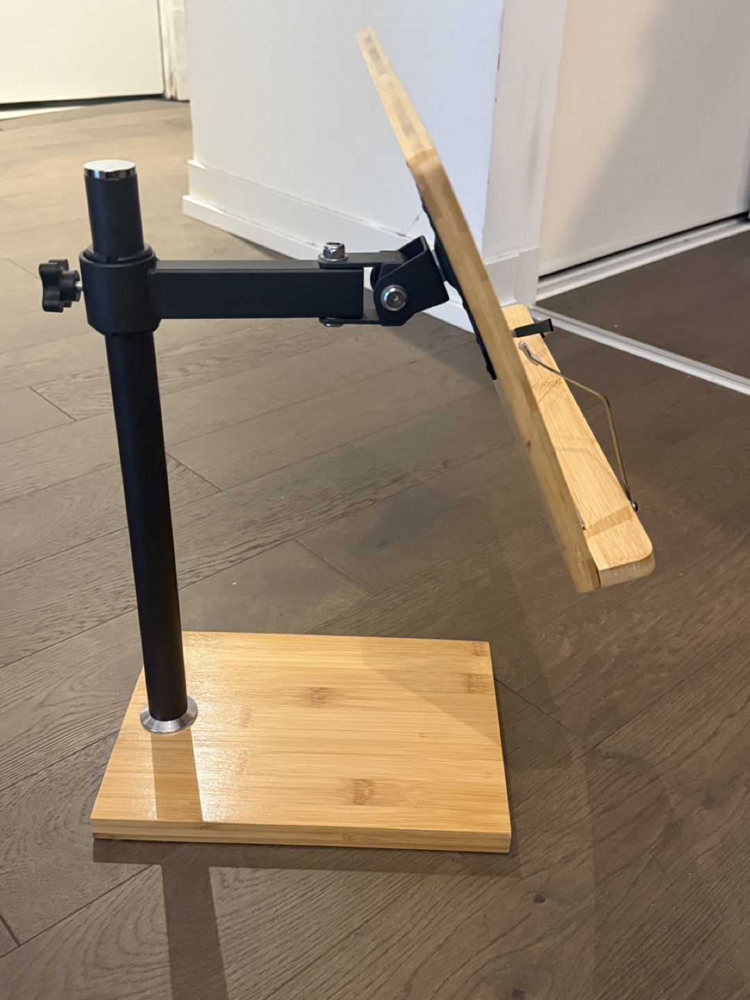 Adjustable Bamboo Tablet & Book Stand