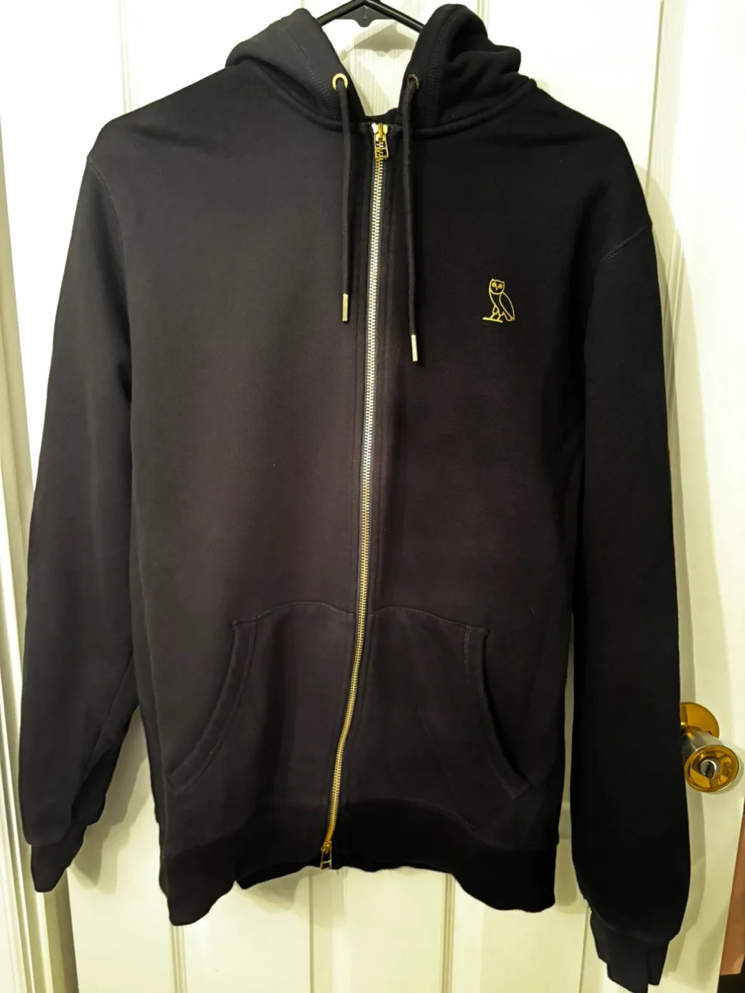 OVO Black Zip-Up Hoodie - Size Large thumbnail