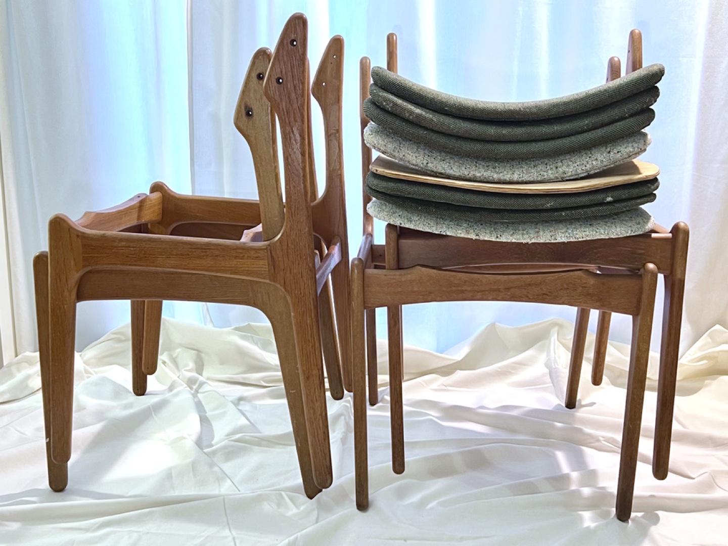 4 “Model 49” Teak Chairs (Project)