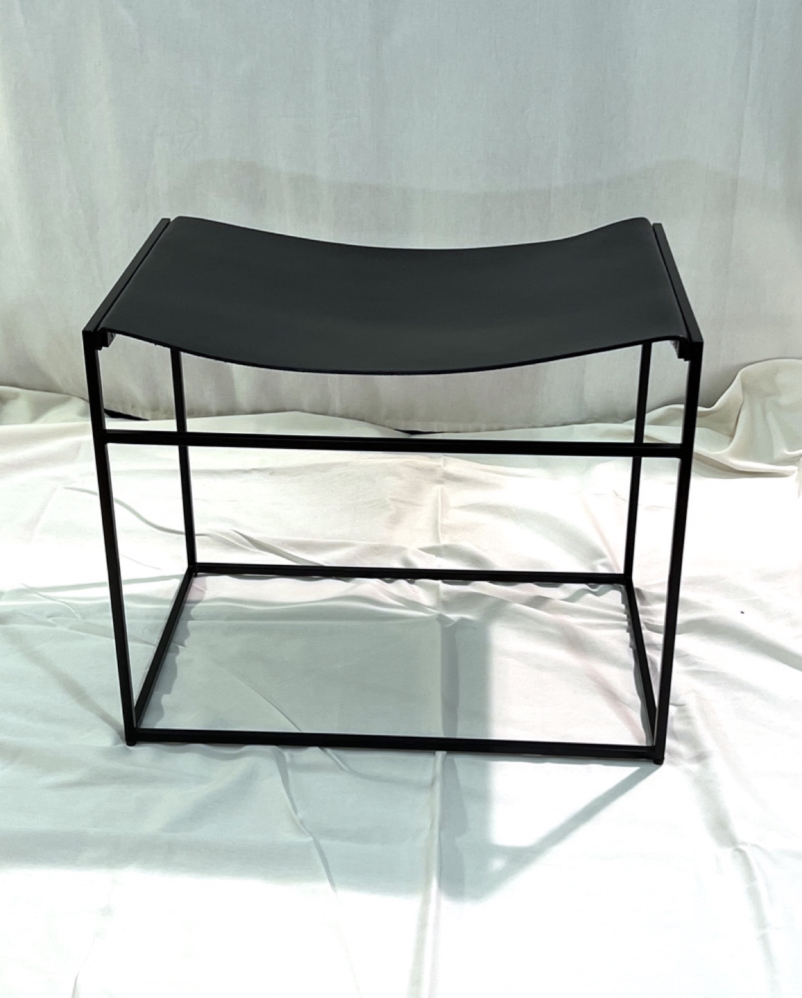 “Common” Leather Stool by Blu Dot