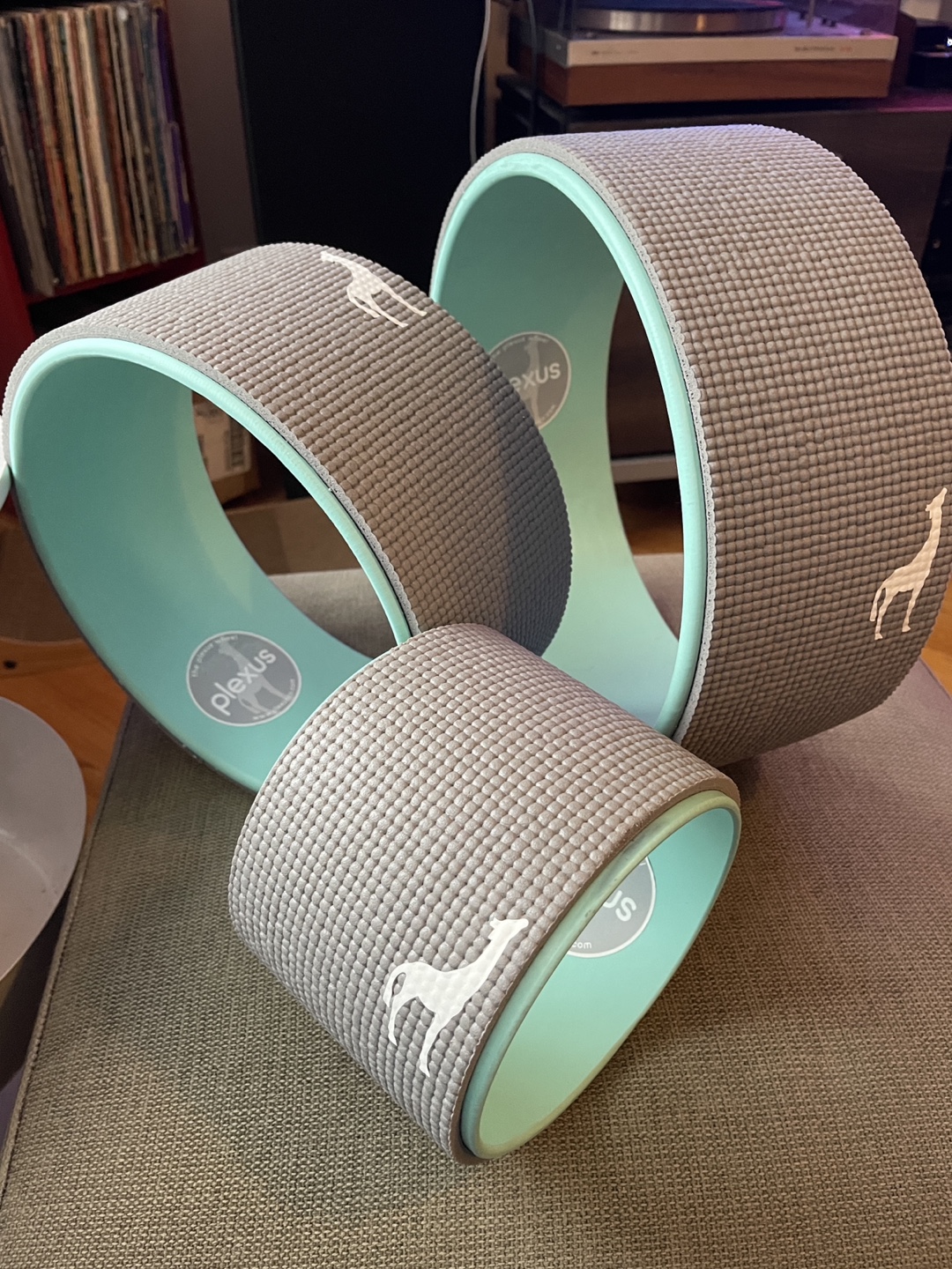 The Plexus Wheel Set of 3 (6”, 10”, 12”) Stretch Yoga Wheels