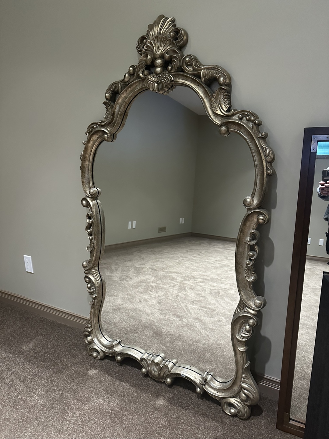 Majestic Mirror & Frame Ornate Silver Mirror
