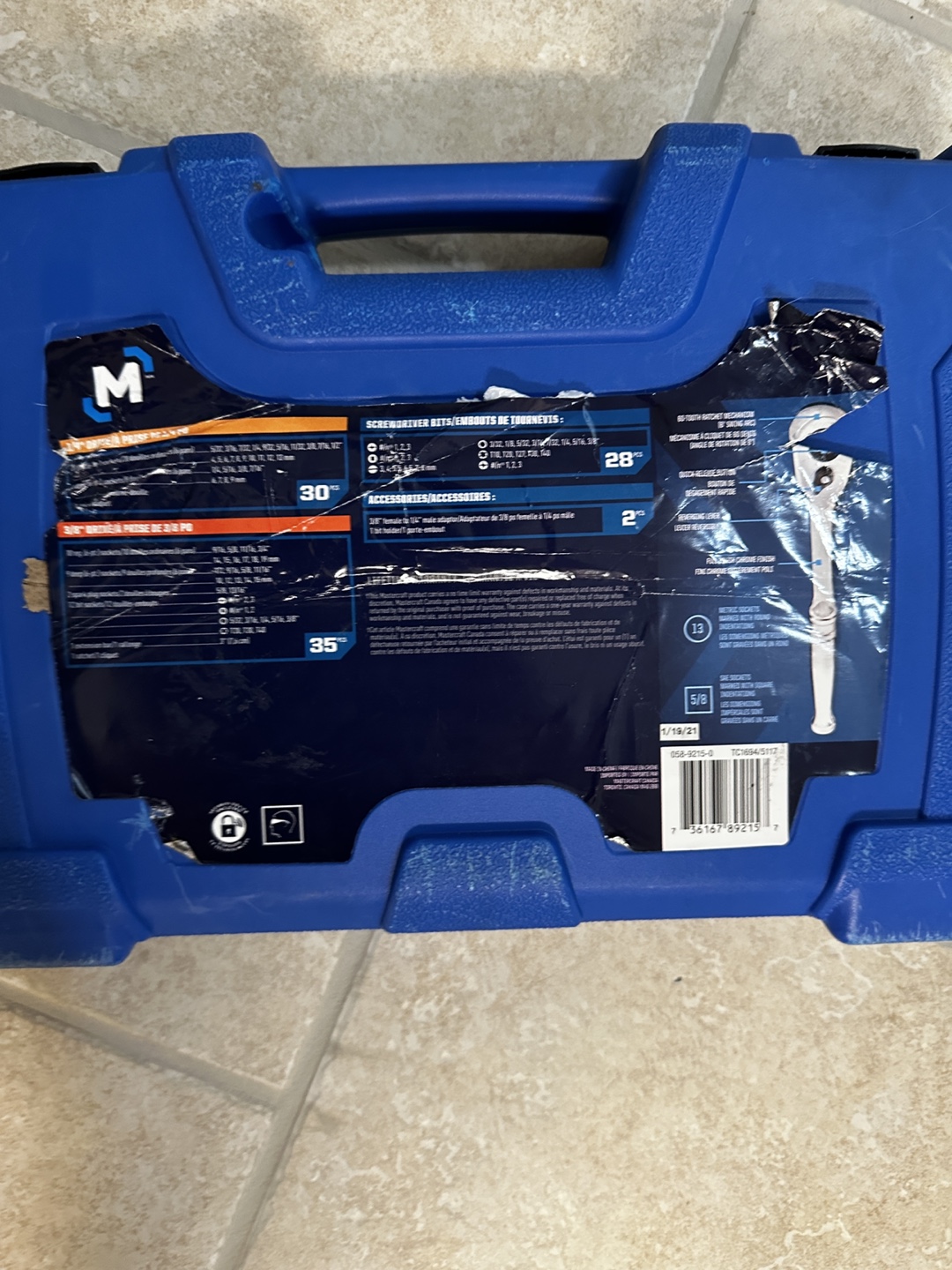 Mastercraft 95-Piece Mechanic's Tool Set - photo 2