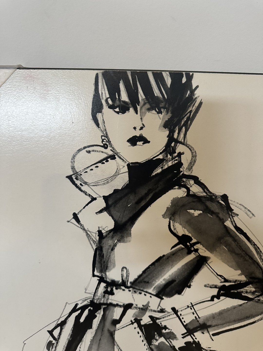 Pair of Framed Fashion Sketches by AmeTwoarth - photo 2
