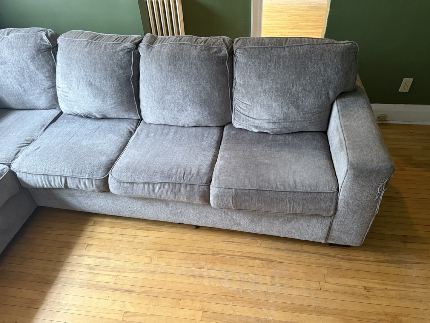 Grey Sectional Sofa obo - photo 3