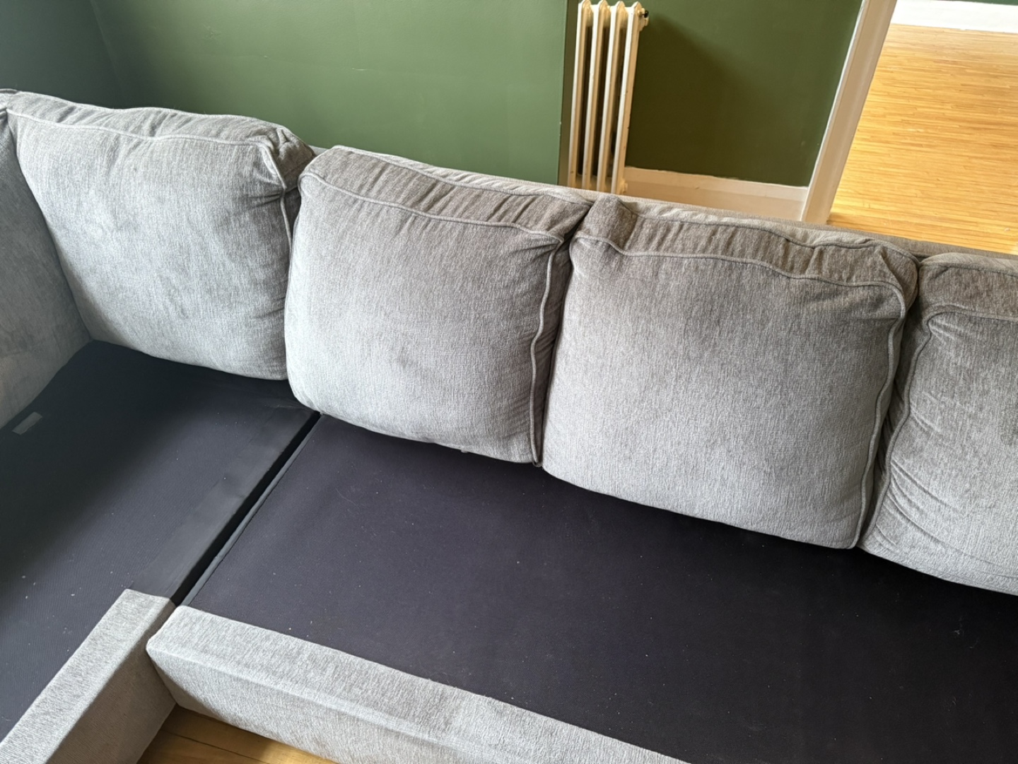 Grey Sectional Sofa obo - photo 5