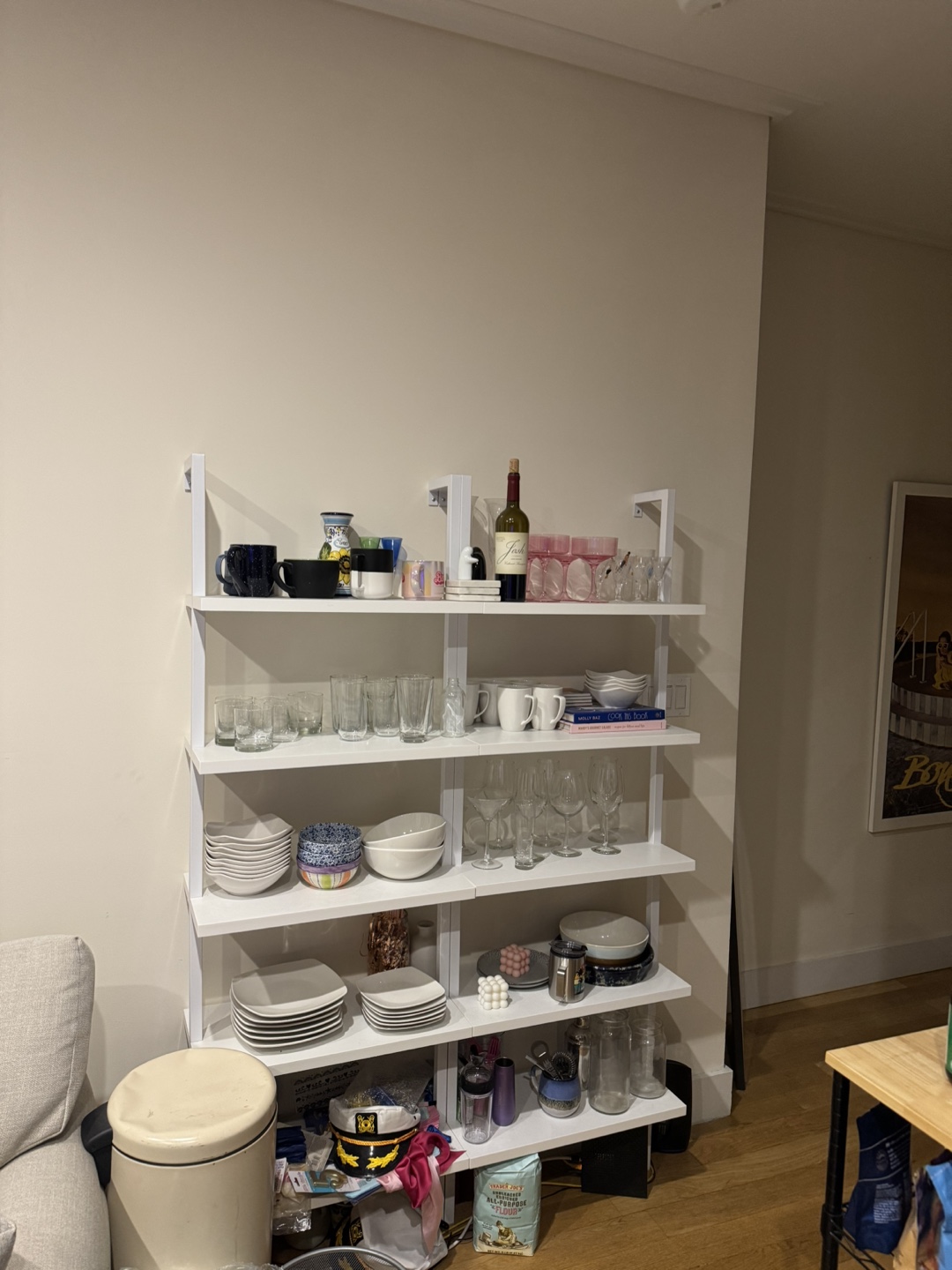 Nathan James 5-Shelf Ladder Bookshelf - White - photo 3