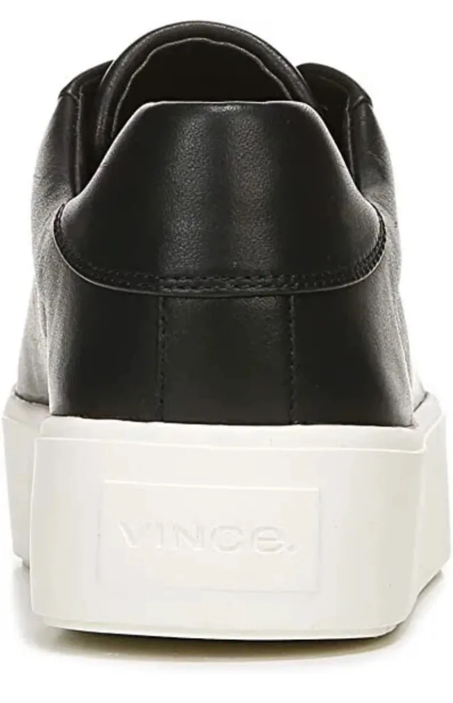 Vince Black Leather Platform Sneakers image indicator(2)
