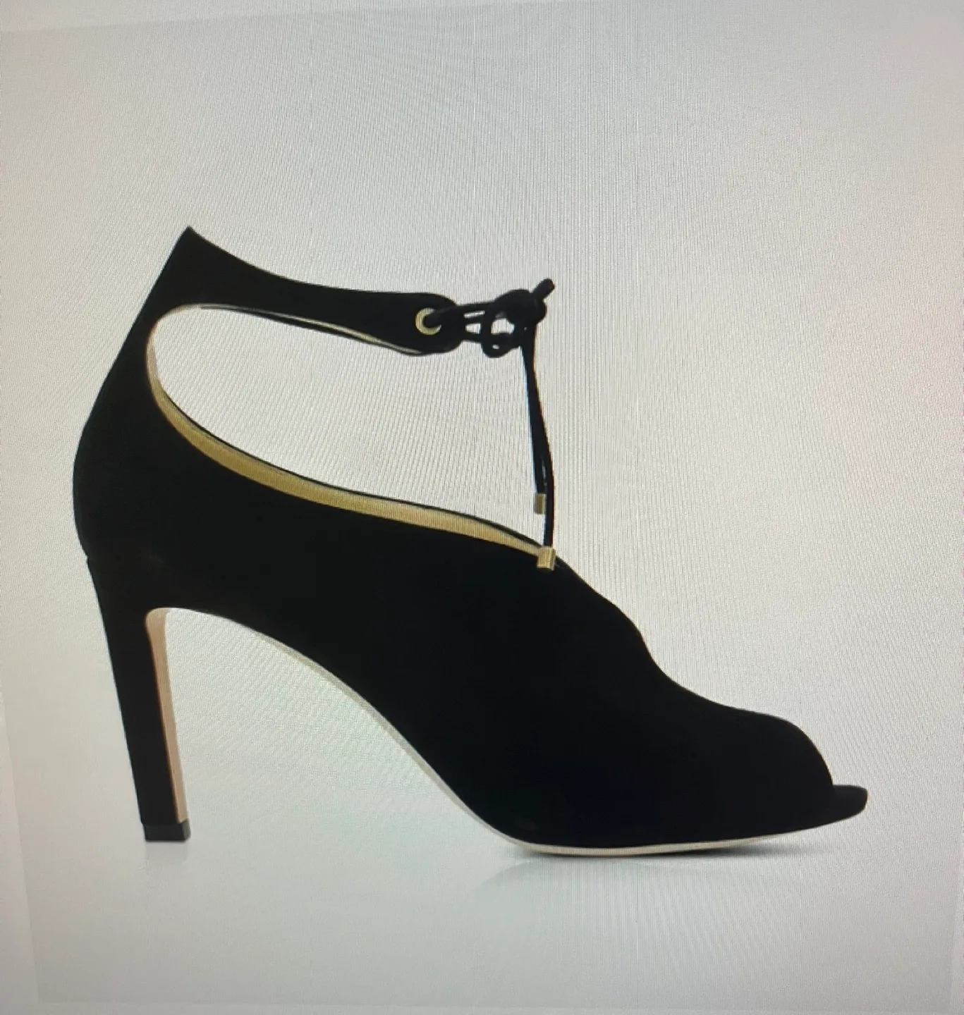 Jimmy Choo Black Suede Heels fit like a 7 image indicator(2)