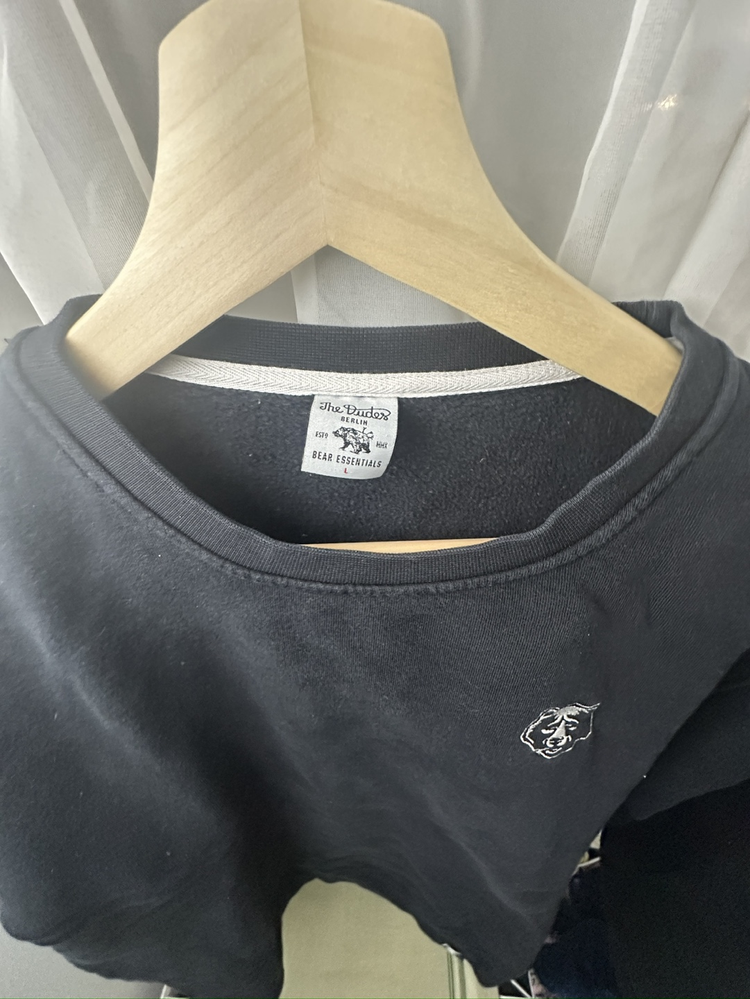 The Hundreds Bear Essentials Black Crewneck Sweatshirt - photo 2