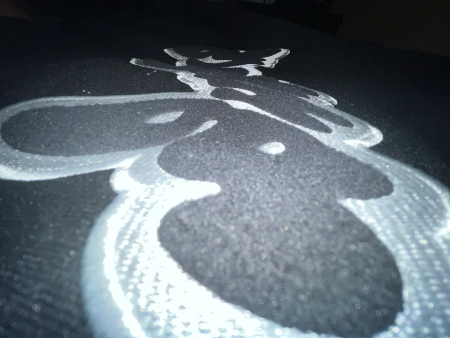 Glo-gang Black Zip-Up Hoodie with Graphic Design image indicator(9)