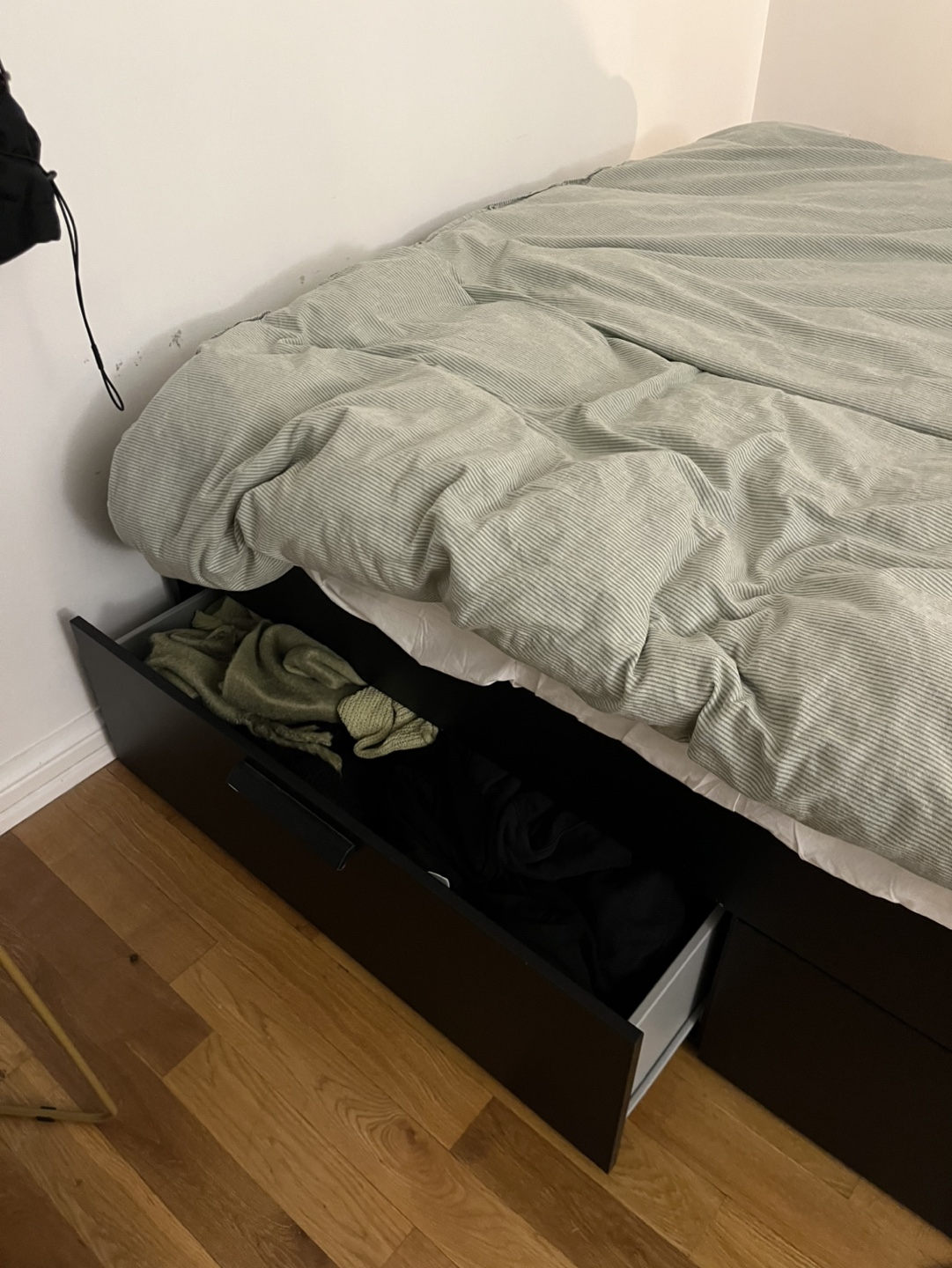 Double Bed Frame with Drawers with Mattress - photo 4