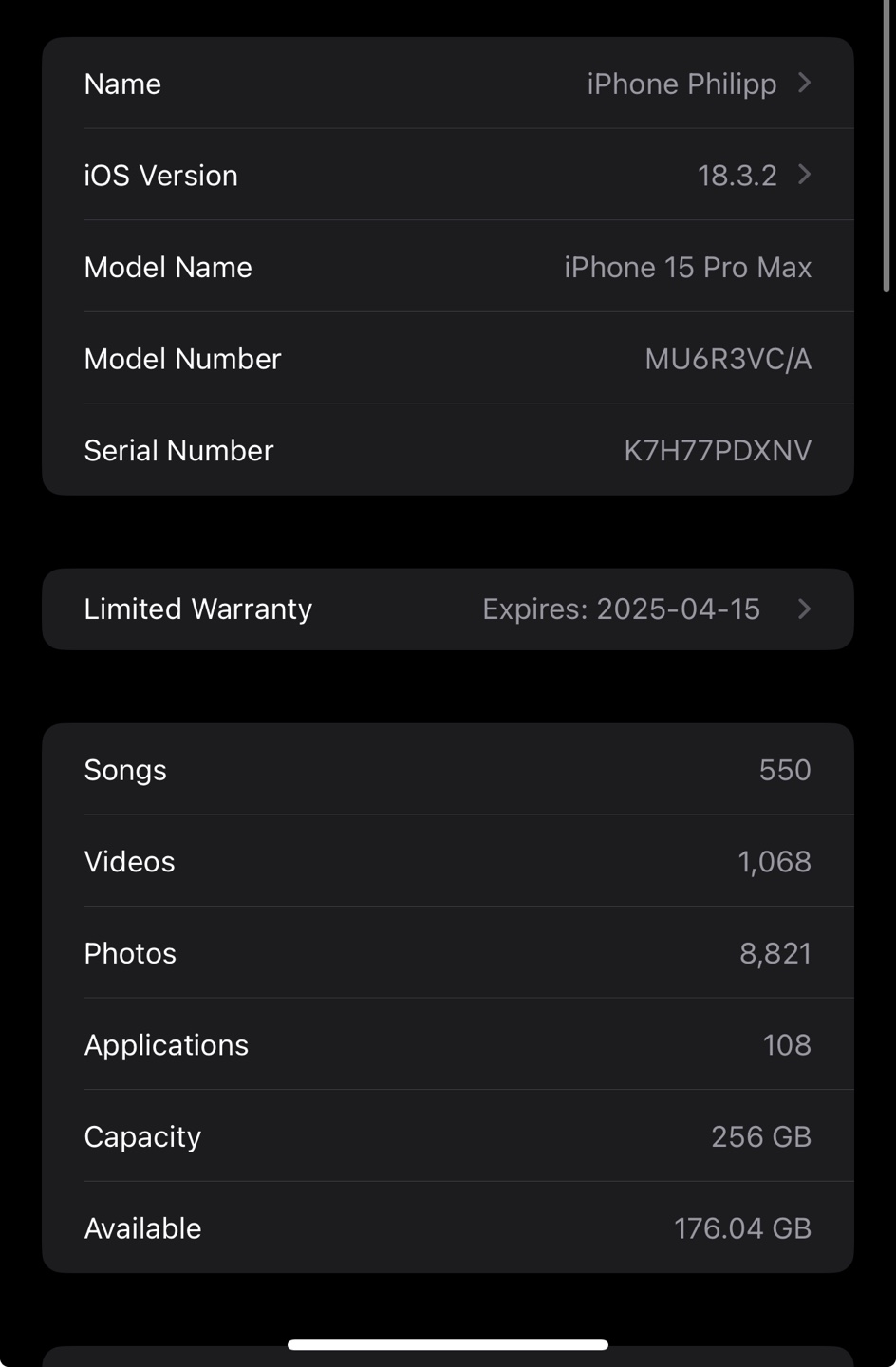 iPhone 15 Pro Max 256GB - Excellent Condition