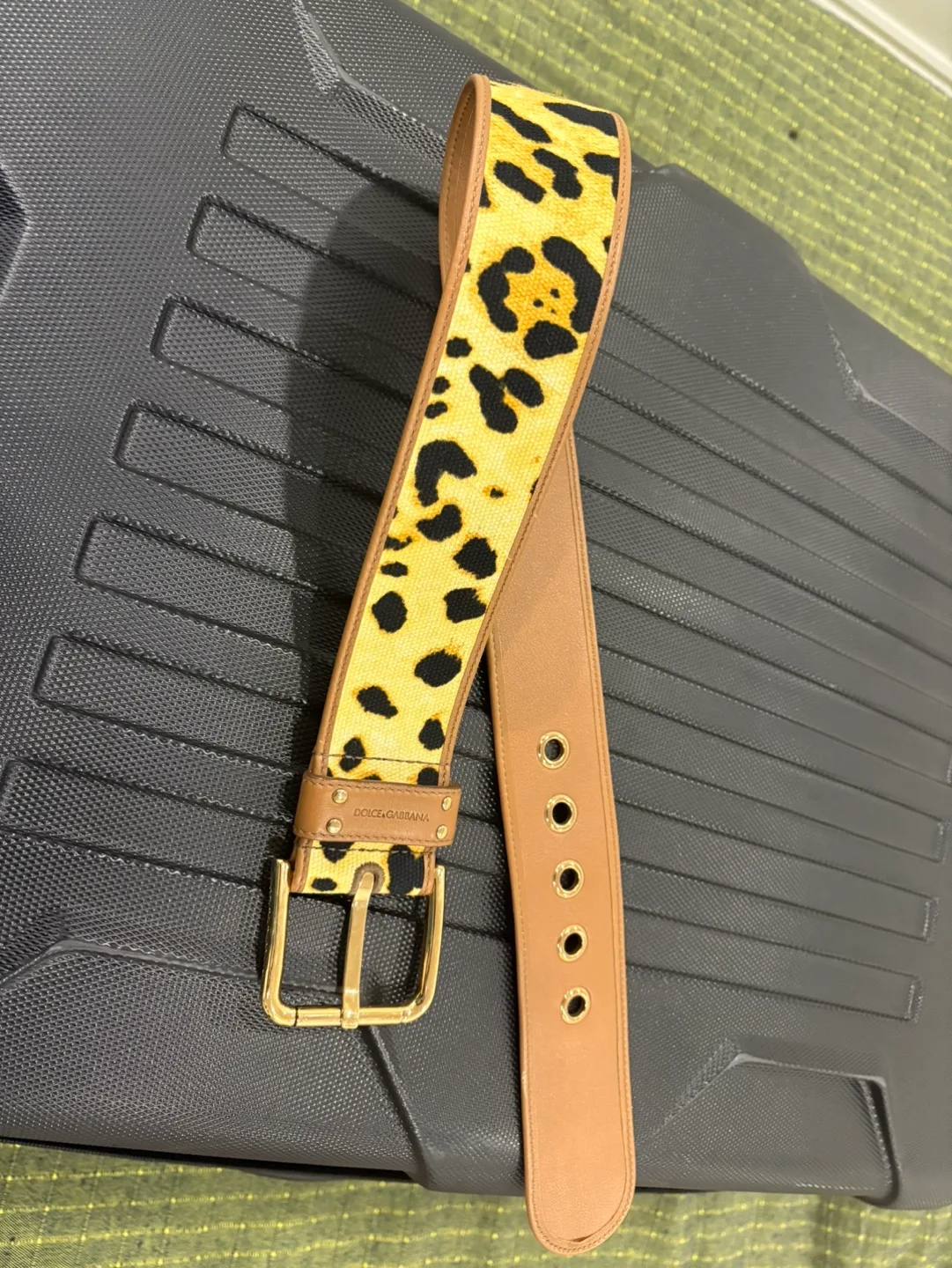 Dolce & Gabbana Leopard Print Belt image indicator(4)