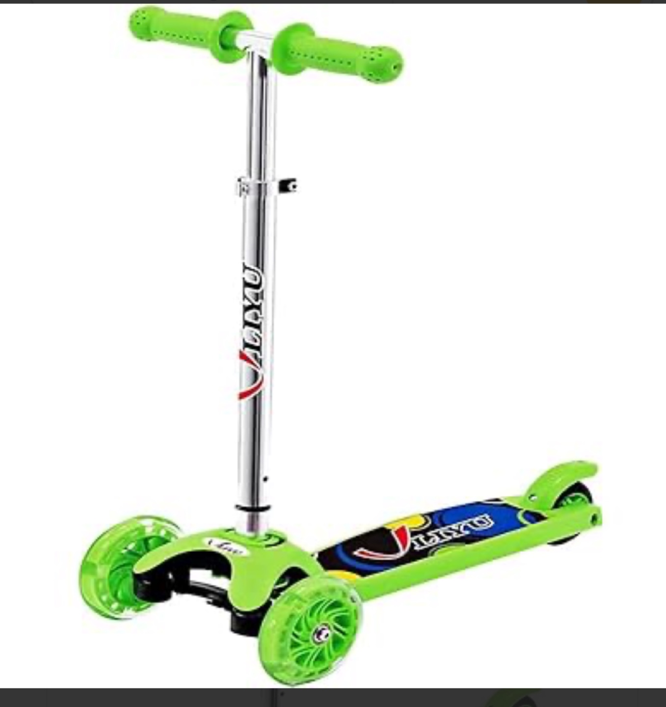 Kids' Adjustable 3-Wheel Scooter - Lime Green