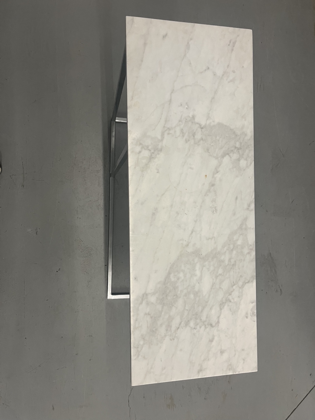 Structube Modern Marble Top Side Table - photo 2