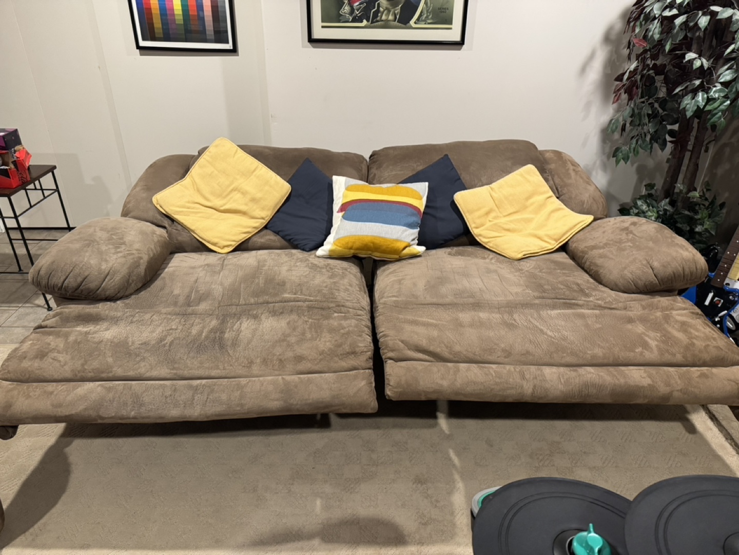 Brown Reclining Loveseats (set of 2) - photo 3
