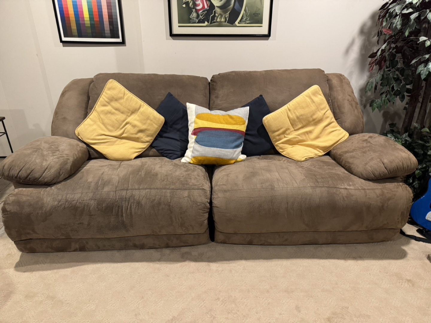 Brown Reclining Loveseats (set of 2) - photo 2