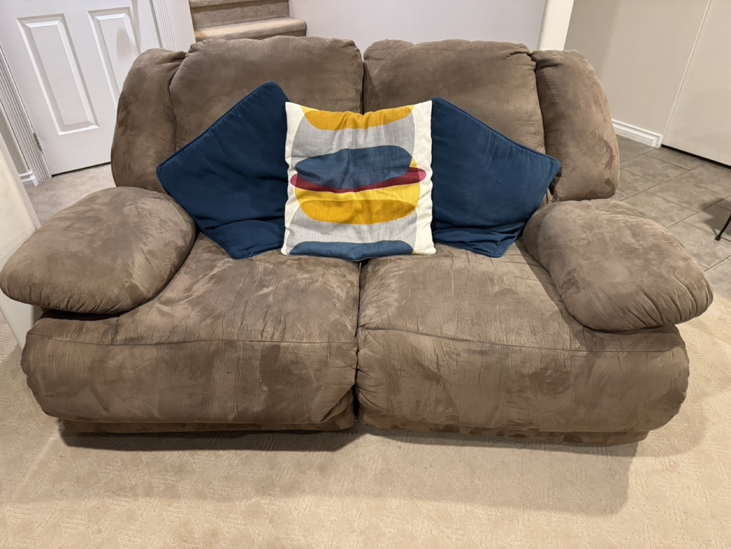 Brown Reclining Loveseats (set of 2) - photo 4