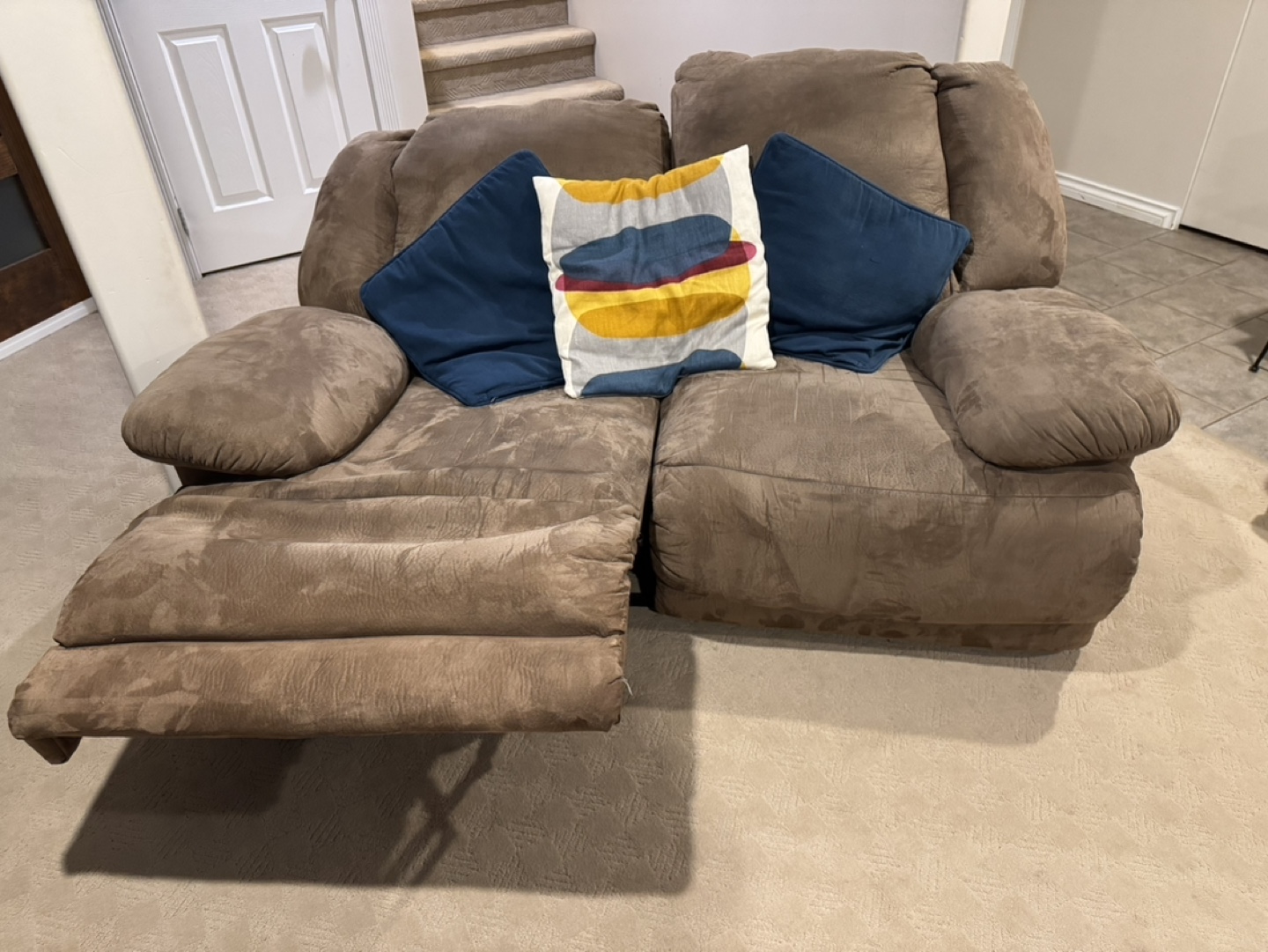 Brown Reclining Loveseats (set of 2) - photo 5