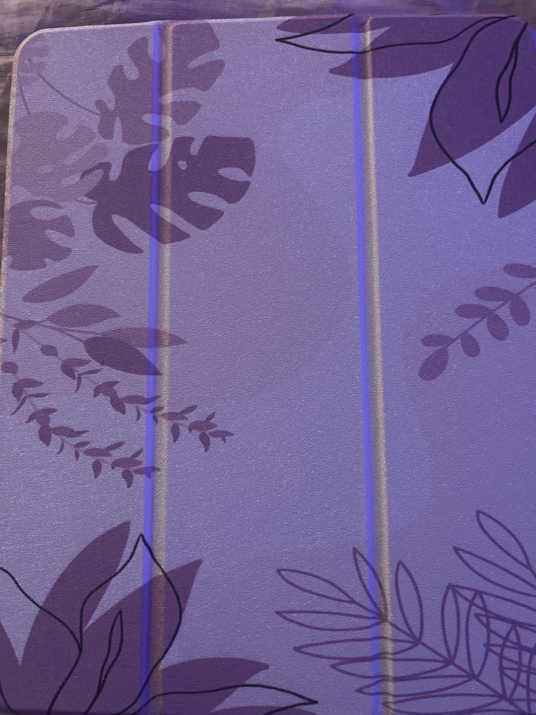 iPad Case & Stylus Bundle - Purple Floral Design