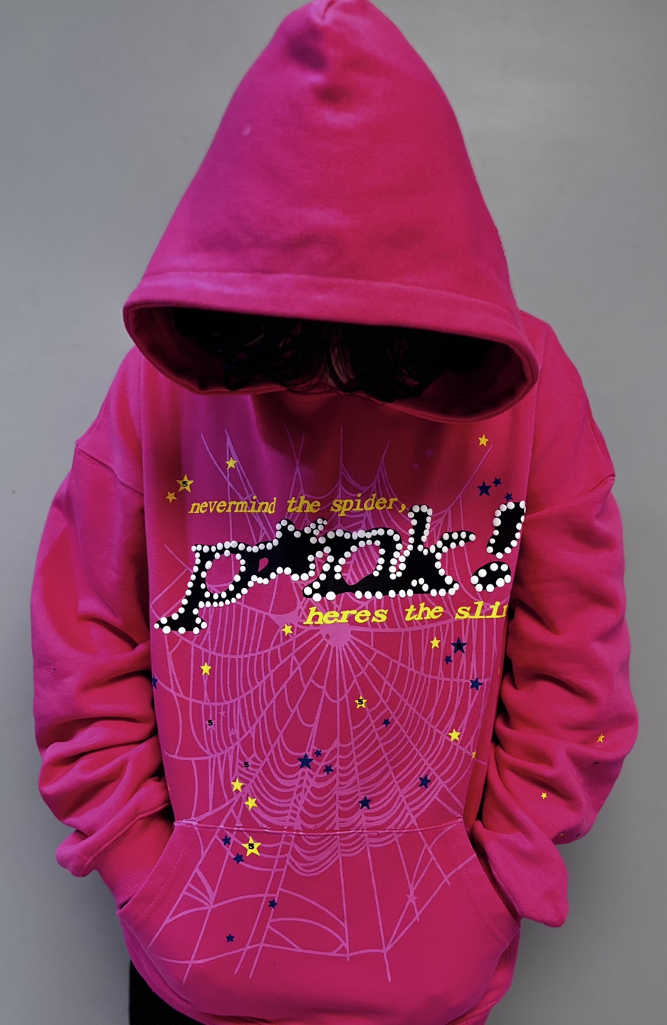 Pink Spider hoodie prize