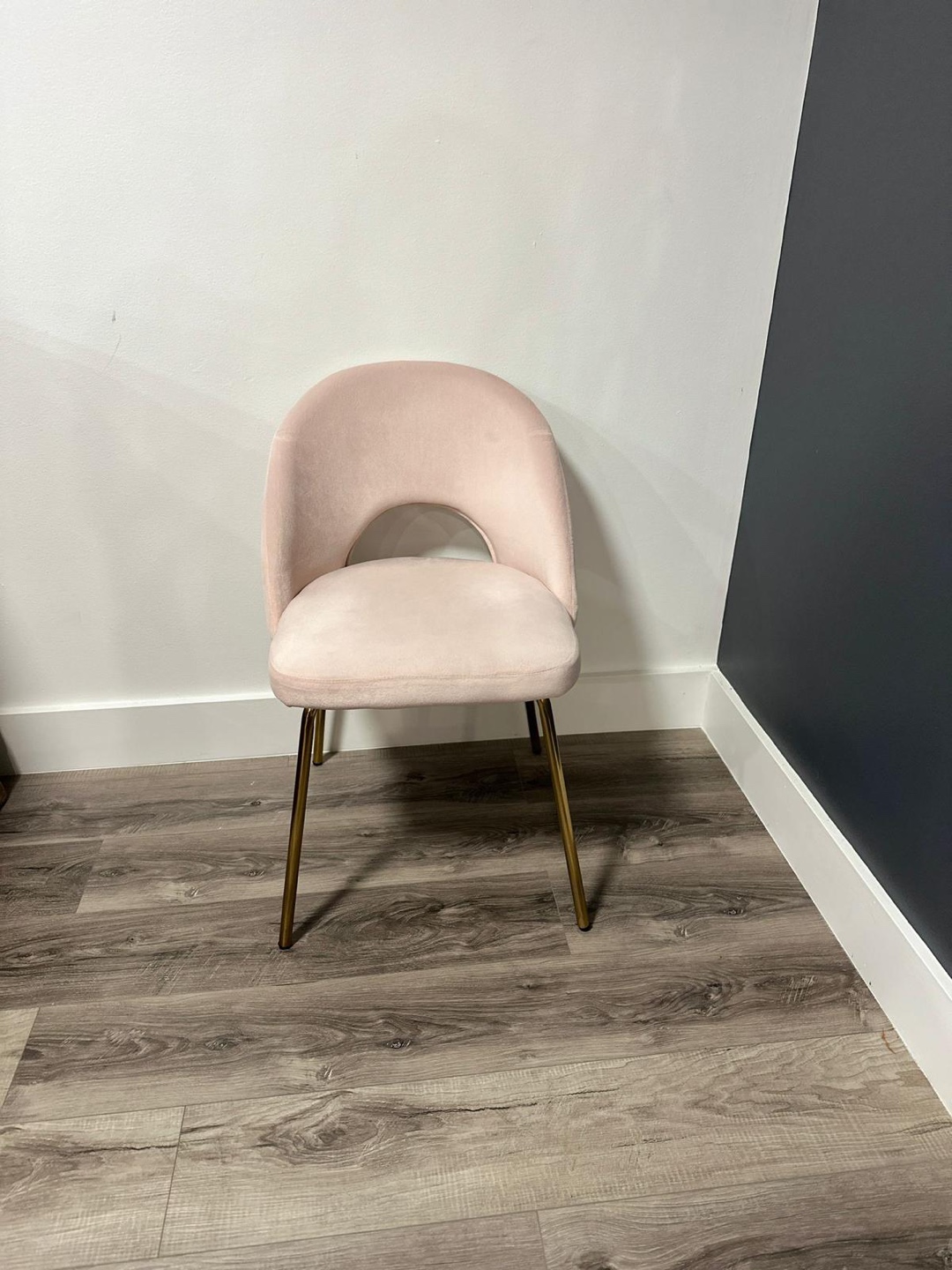 Ultra Modern Faux Marble dining table + velvet chairs - photo 2