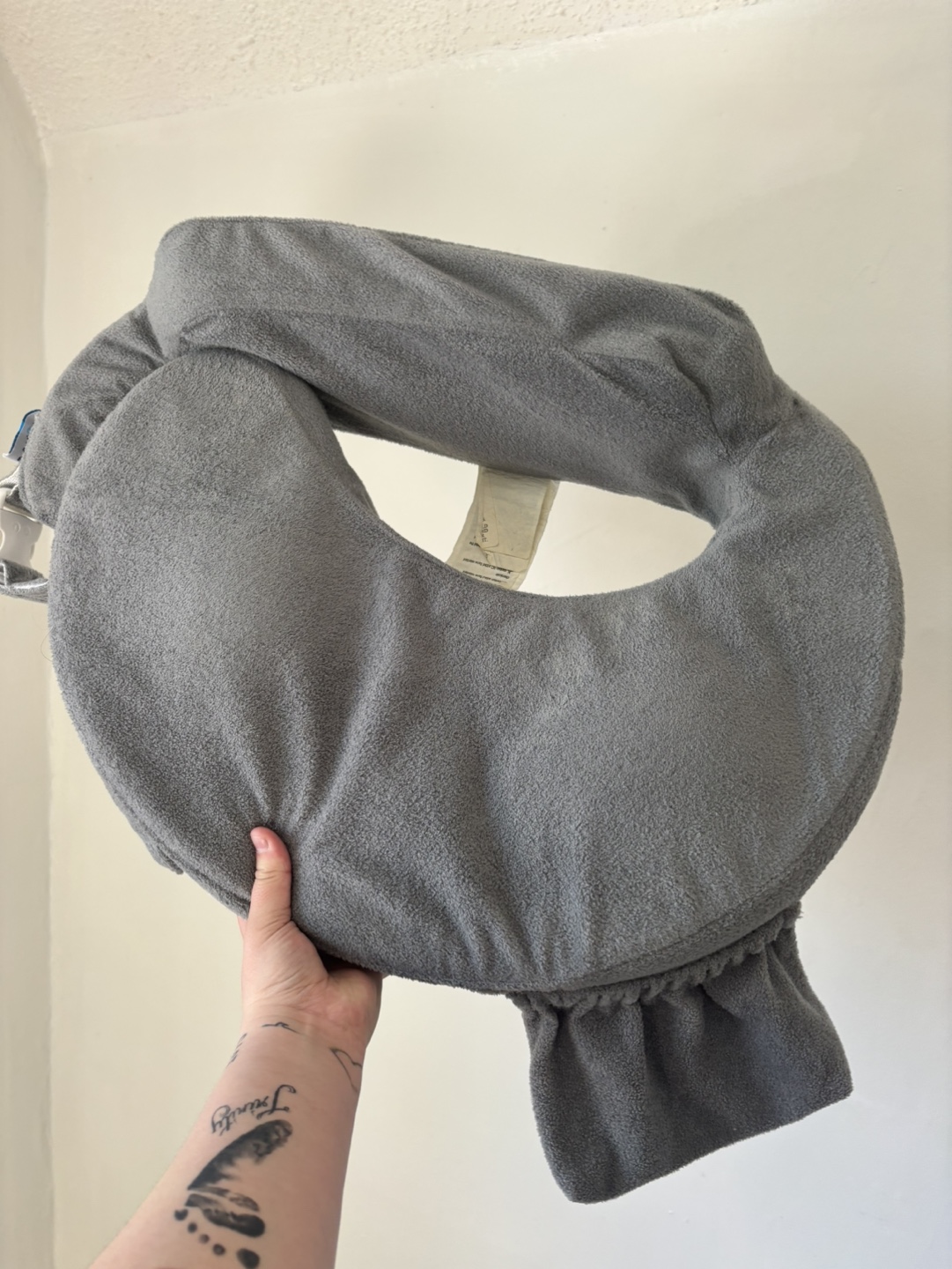 Grey Baby Nursing Pillow