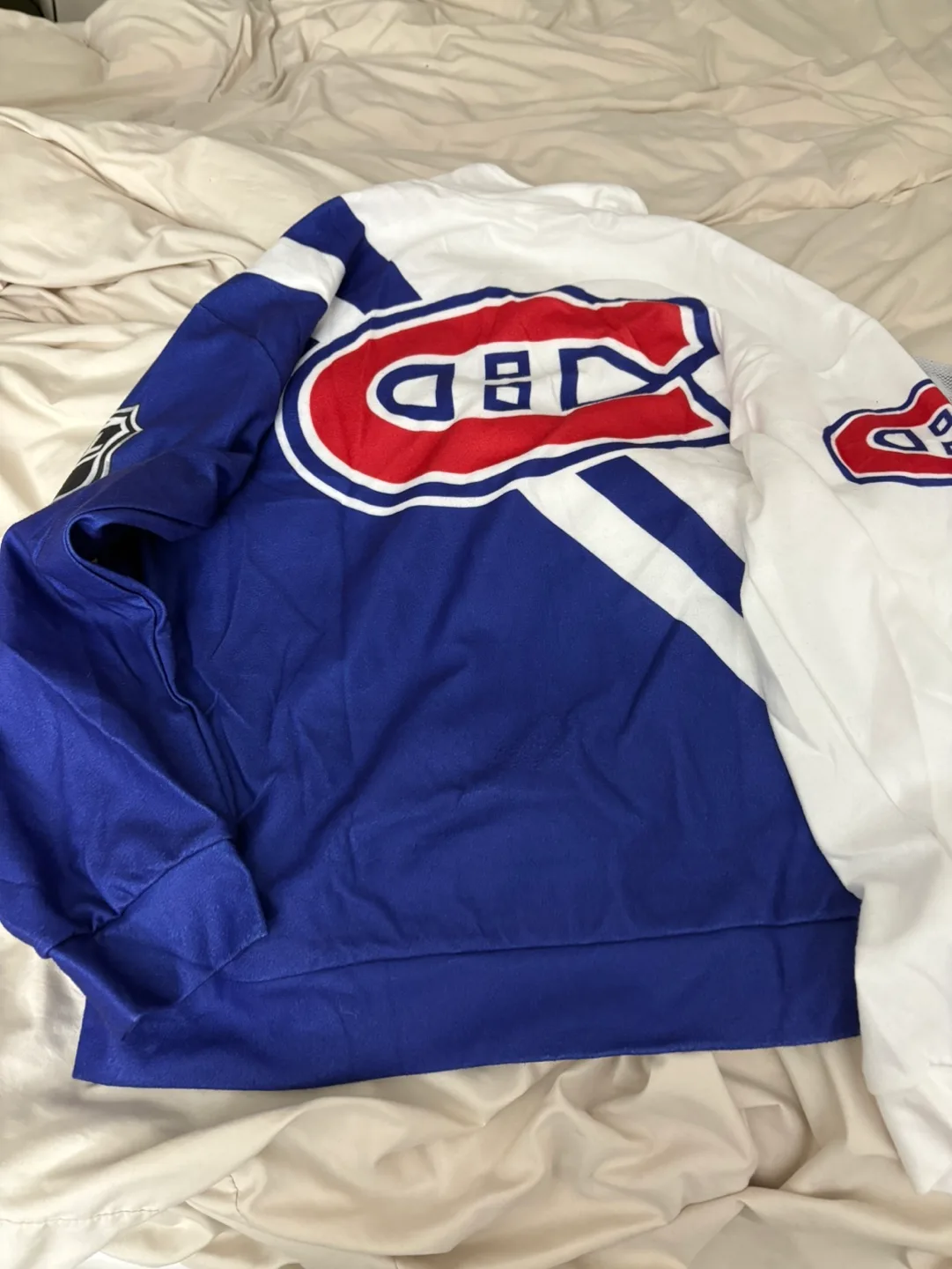 New Montreal Canadiens NHL Pullover thin fleece image indicator(2)