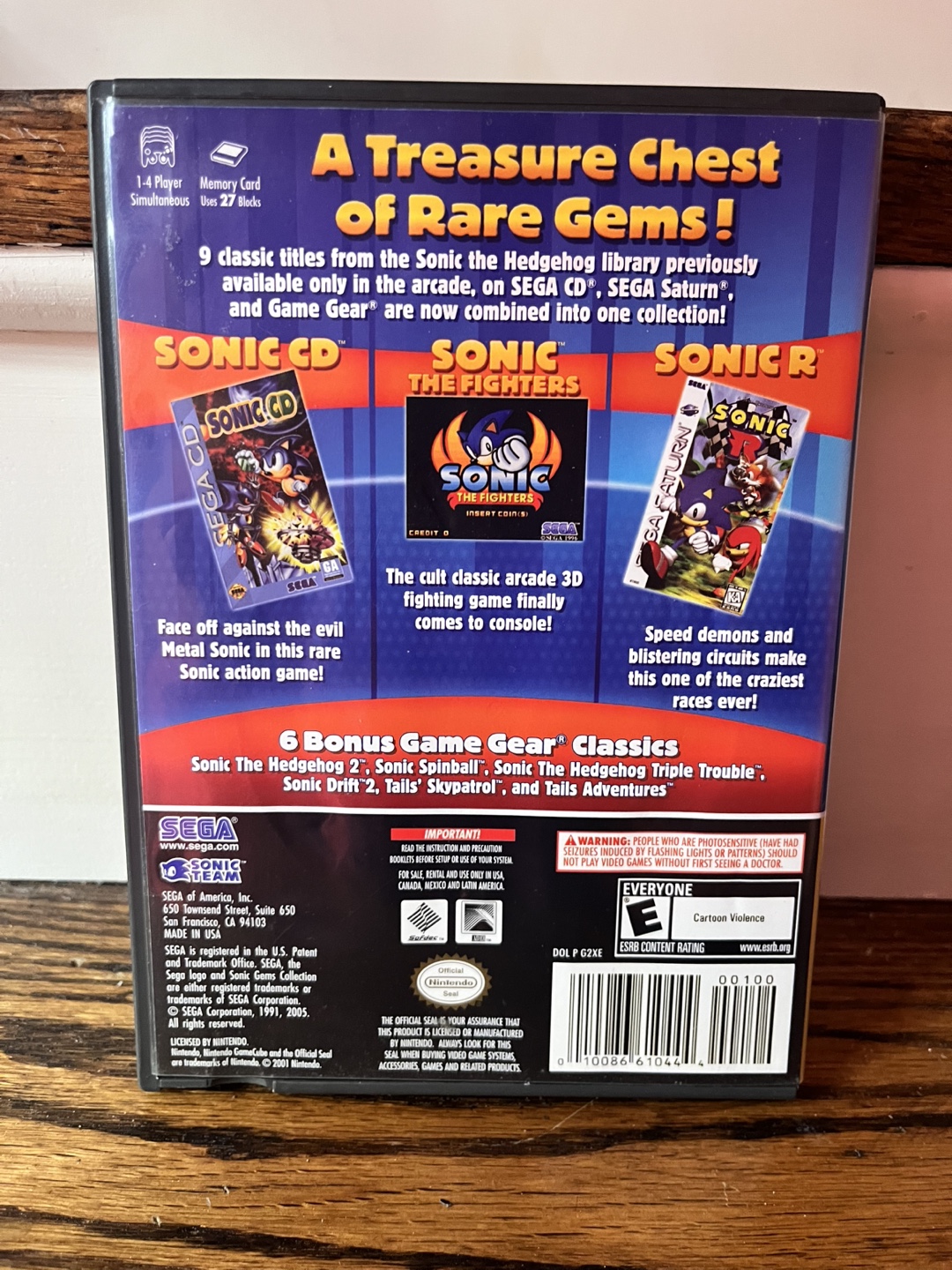 Sonic Gems Collection - Nintendo GameCube - photo 2