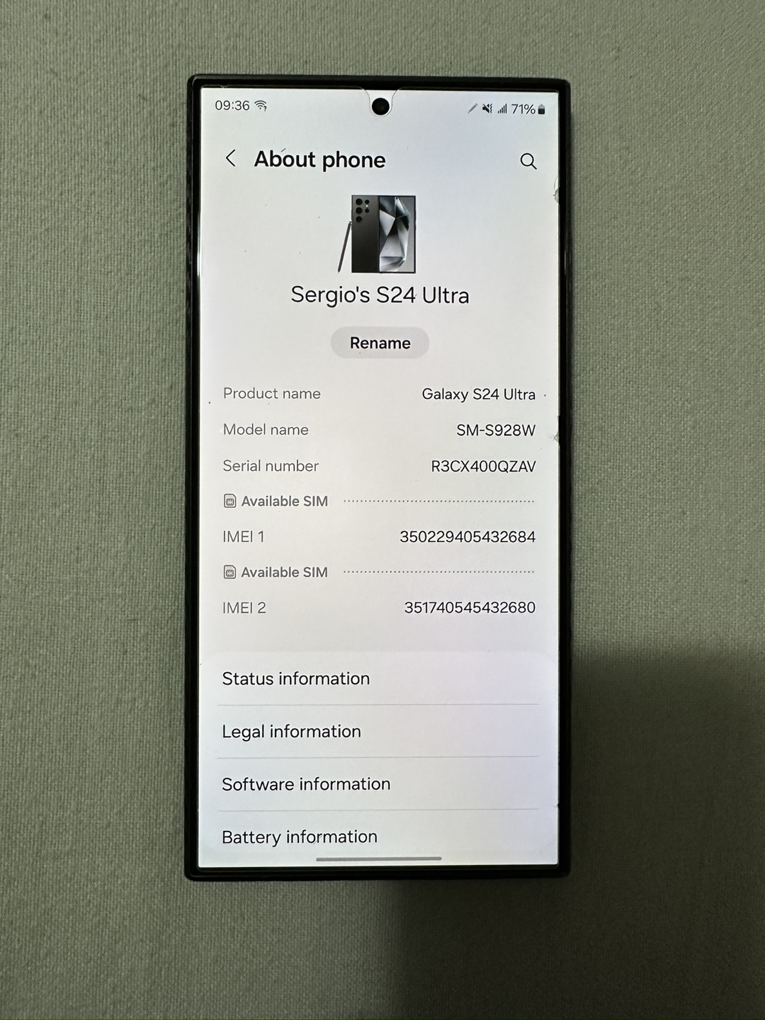 Samsung Galaxy S24 Ultra - 256GB - Titanium Black - photo 2