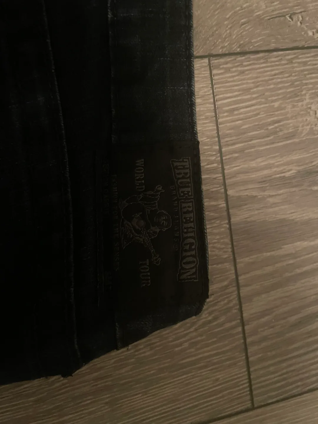 Vintage Navy true religion flare jeans image indicator(4)