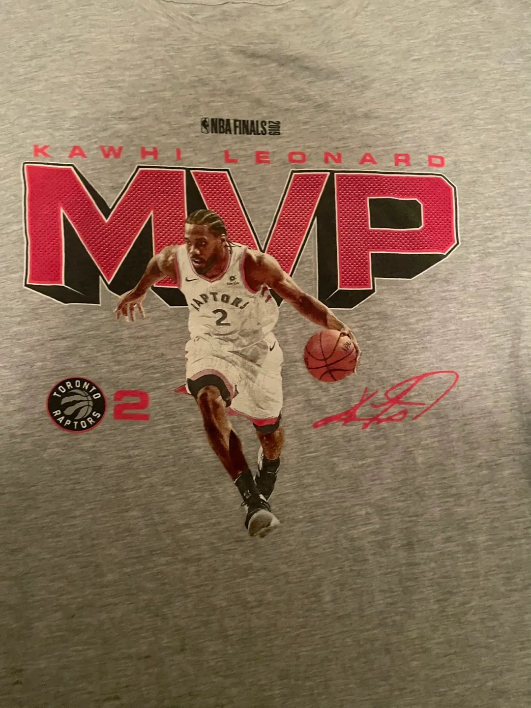 Kawhi Raptors 2019 NBA Finals T-Shirt image indicator(2)