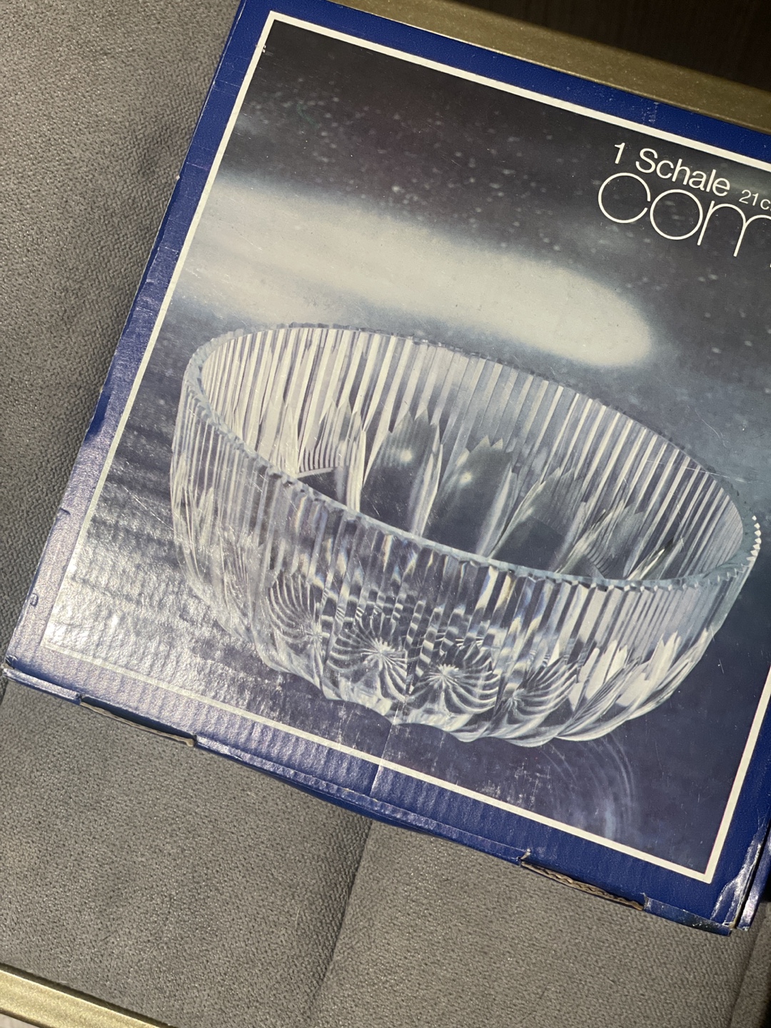 Vintage Crystal Bowl in Original Box 💚
