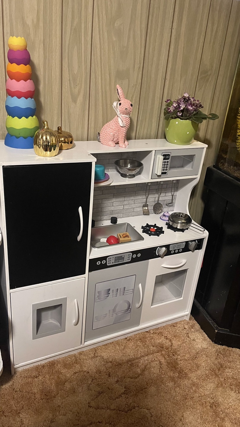 Kids Wooden Play Kitchen Set - photo 4