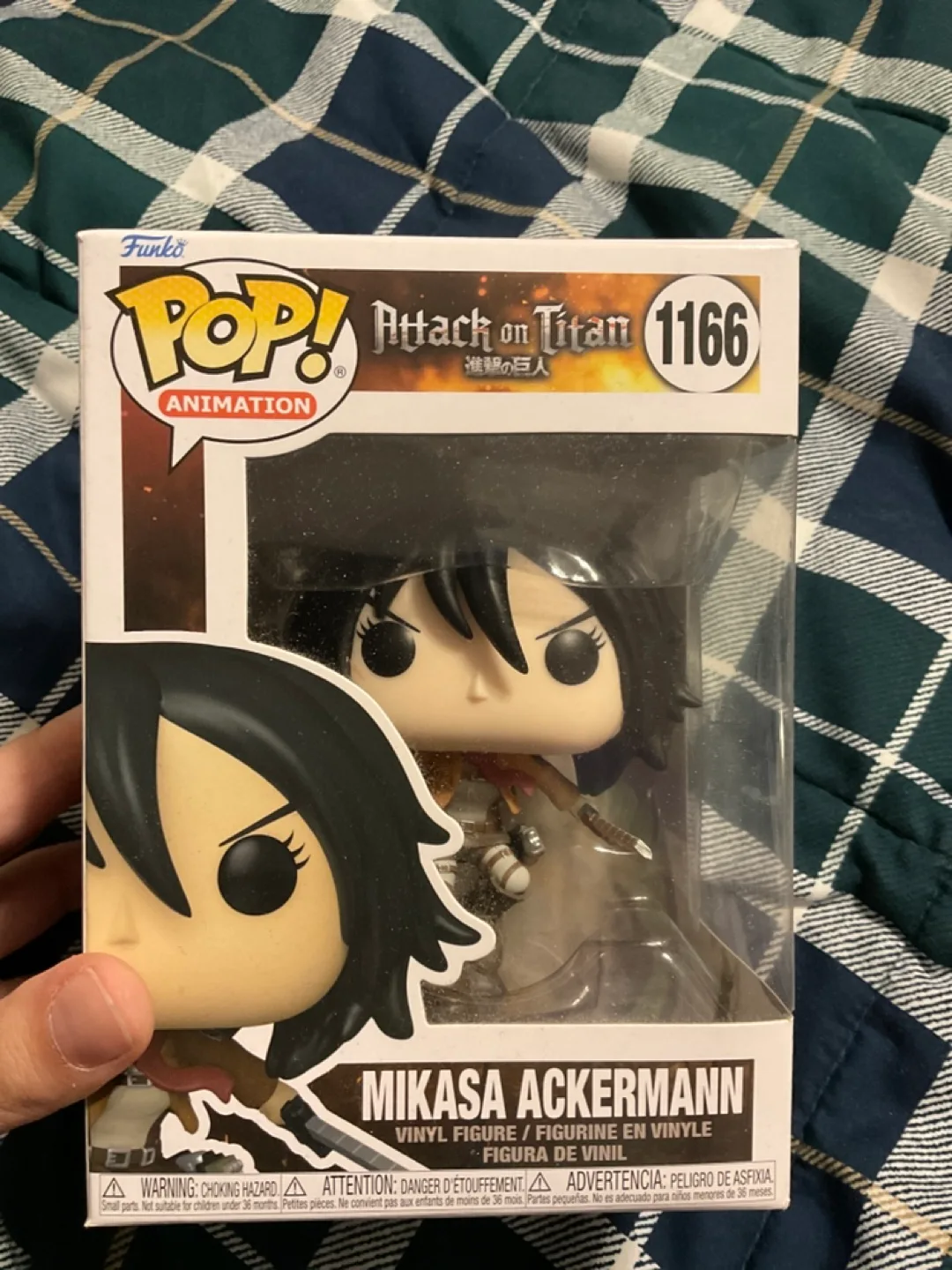 Attack on Titan Eren Yeager & Mikasa Ackerman Funko Pop💚 image indicator(3)