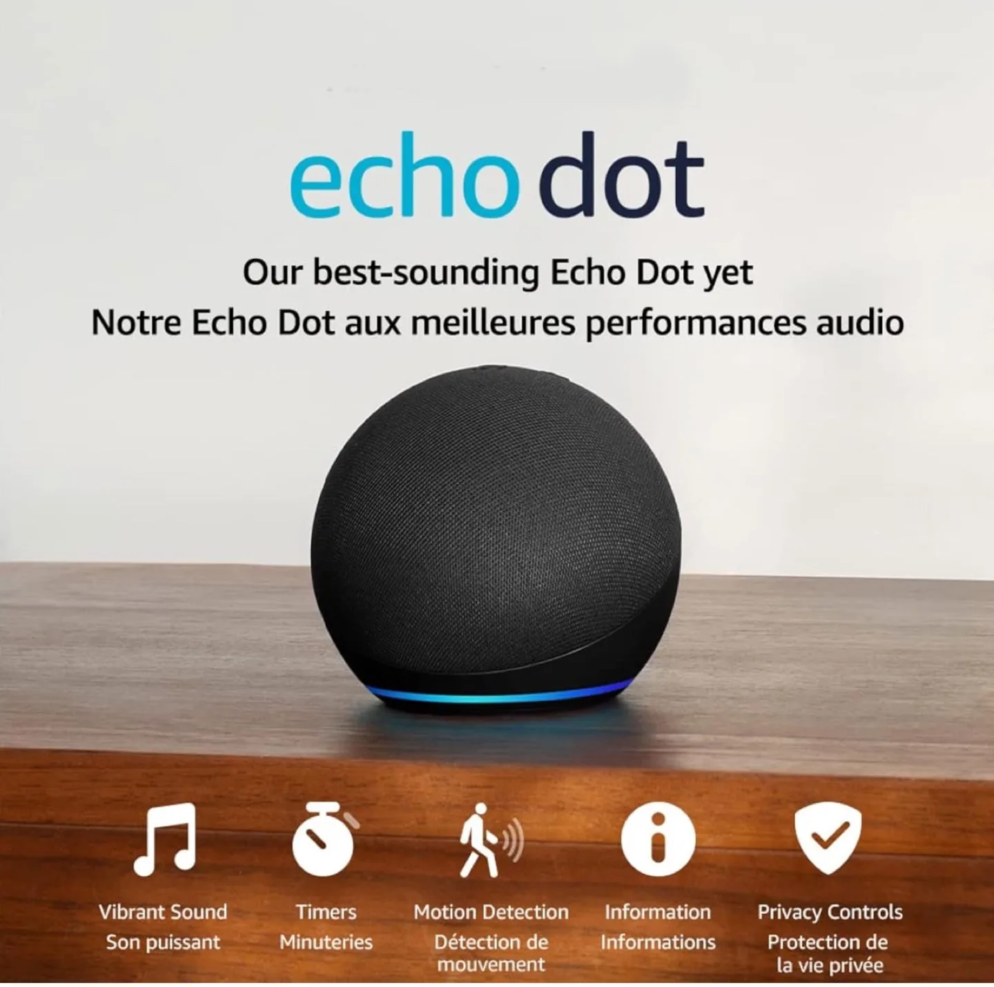 Amazon Echo Dot (Newest Model) - Black thumbnail