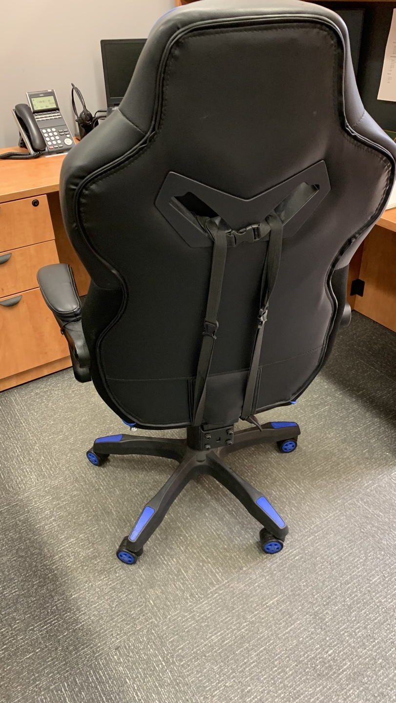 Zernus Gaming Chair - Blue and Black - photo 2